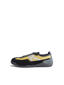 Rare Rabbit - Men Sugoi Membo Dark Yellow Leather Sneakers