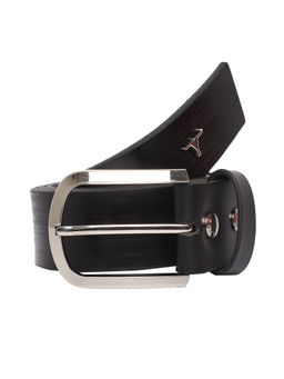 Bulchee - Men's Heavy Jeans Leather Belt(casual, Black)