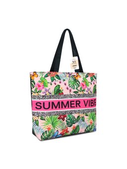 NFI Essentials - Shopping Tote Bag With Snap Button- Stylish Handbag For Women