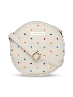 Caprese - Popsicle Round Sling Bag Medium White