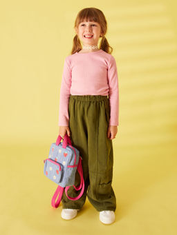 Accessorize London - Girls Chambray Strawberry Backpack