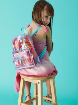 Accessorize London - Girls Jelly Badge Backpack