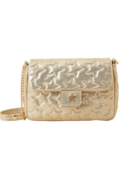 Accessorize London - Girls Kids Quilted Star Sling Bag
