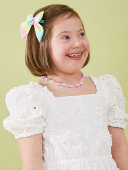 Accessorize London - Girls Ombre Bow Barrette Clip