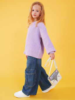 Accessorize London - Girls Sparkle Fox Sling Bag