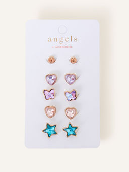 Accessorize London - Girls Gem Clip On Earrings