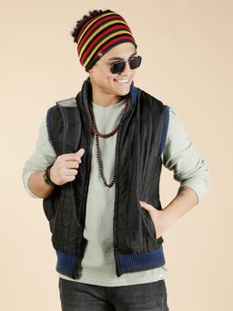 Bharatasya - Stripes Knit Woolen Headband Earwarmer Multi