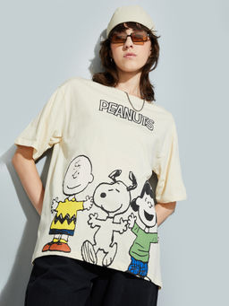 max - Cream Character Round Neck T-Shirt
