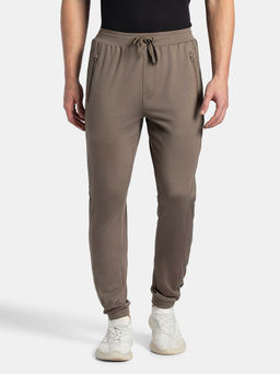 Jockey - MV12 Men Microfiber Elastane Active Wear Active Wear Joggers - Brown