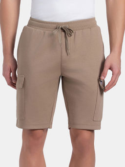 Jockey - UM63 Men Super Combed Cotton Rich Cargo Pocket Shorts - Desert Taupe