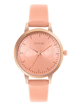 FCUK - Peach Dial Analog Watch for Women - Fk00036A (M)