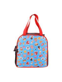 Smily Kiddos - Joy Lunch bag Fast food theme - Teal blue