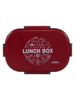 Smily Kiddos - Stainless steel fast food insulated lunch box - Red