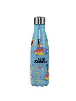 Smily Kiddos - Steel Water Bottle Light Blue - Deep ocean Theme