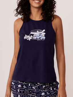 La Vie En Rose - High Neck Cami