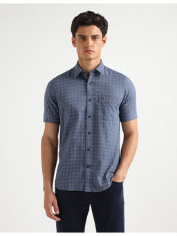 Arrow Sports - Mens Blue Original Printed Casual Shirt