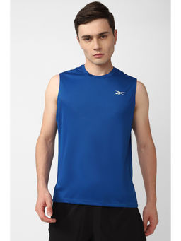 Reebok - Mens Navy Blue Training Tanks