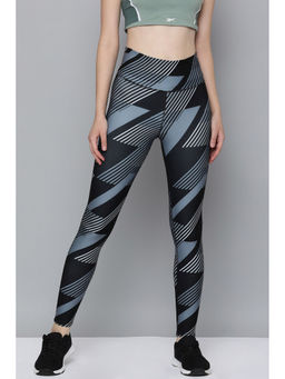 Reebok - Womens Black Training Printed Tights