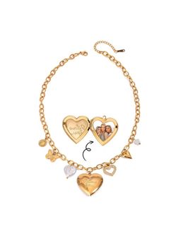 AURA STUDIO - Love Locket Charm Necklace