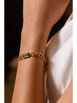 AURA STUDIO - Emerald Link Bracelet