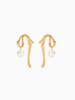 AURA STUDIO - Emme Gold Bow Earrings