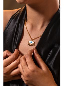 AURA STUDIO - Evil Eye Shimmers Necklace