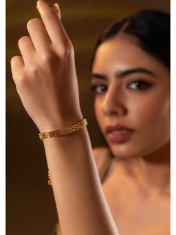 AURA STUDIO - Flat Mesh Wrap Chain Bracelet