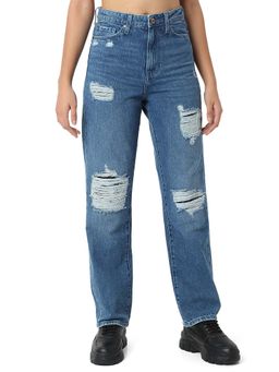 Spykar - Women Blue Straight Fit High Rise Casual Jeans