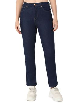 Spykar - Women Blue Straight-Leg High Rise Casual Jeans