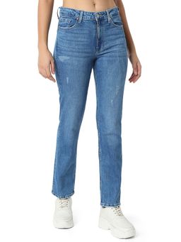 Spykar - Women Blue Slim Fit Mid Rise Casual Jeans