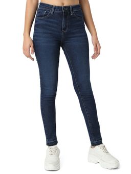Spykar - Women Dark Blue Super Skinny High Rise Casual Jeans