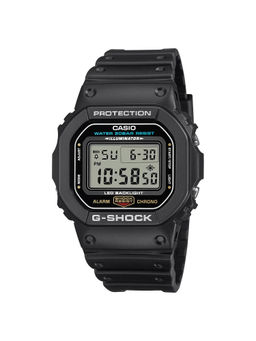 Casio - Men G-Shock Black Dial Digital Watch - DW-5600UE-1DR (M)