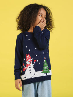 Nautinati - Boys Woven Christmas Sweater