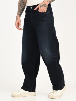 Levi's - Mens 578 Dark-Blue Loose Fit Mid Rise Jeans