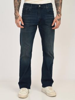 Levi's - Mens 517 Bootcut Dark-Blue Jeans