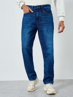 Styli - Men Relaxed Fit Acid Wash Jeans
