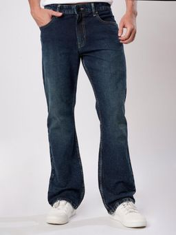Bene Kleed - Men Blue Light Fade Bootcut Jeans