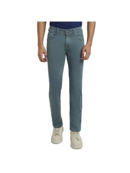 Park Avenue - Dark Blue Cotton Blend Super Slim Fit Jeans