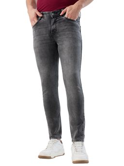 Parx - Skinny Fit Solid Grey Jeans