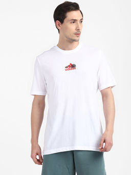 adidas - M Ss Q2 Tee 1 White Tennis T-shirt