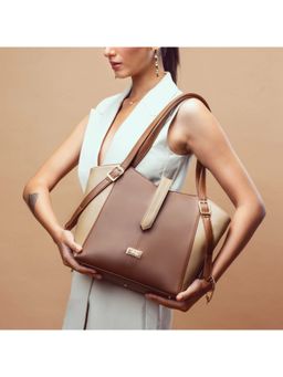 Strokes by Namrata Mehta - Cinnamon Cocoa Elara Shoulder Bag