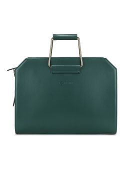 RASHKI - Chique Mini Green Laptop Bag with Detachable Strap