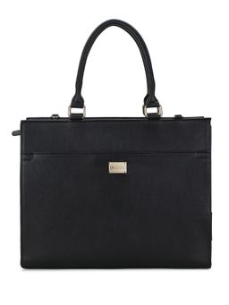 RASHKI - Ella Black Shoulder Bag with Detachable Strap