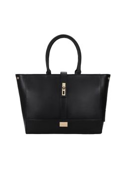 RASHKI - Sara Black Shoulder Bag with Detachable Strap