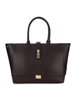 RASHKI - Sara Brown Shoulder Bag with Detachable Strap