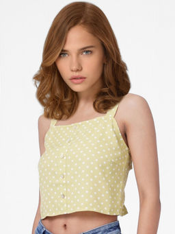 ONLY - Women Printed Green Top