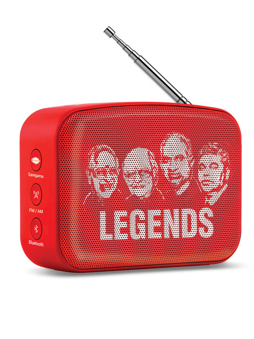Saregama Carvaan Mini 2.0 Tamil- Music player with Bluetooth/ FM/AM/AUX (Sunset Red)