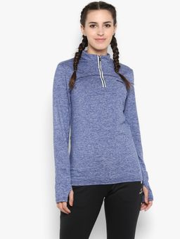 Alcis - Women Solid Blue Jacket