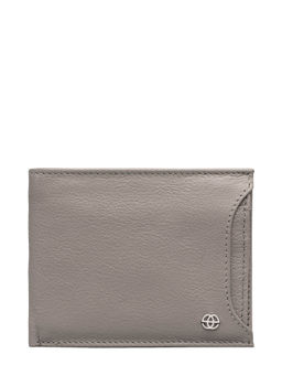 Eske - Conrad Bifold Wallet For Men RFID 12 Card Holders, Grey Nappa