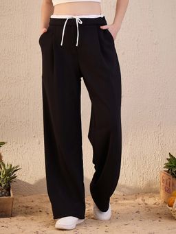 Uptownie - Contrast Waistband Sweatpants